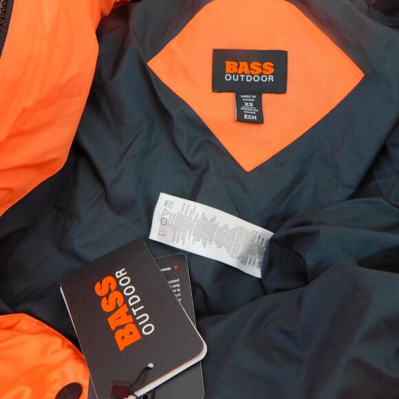 Bass Outdoor Women's Discovery Full Zip Puffer Winter Jacket Coral XS New - Picture 12 of 12